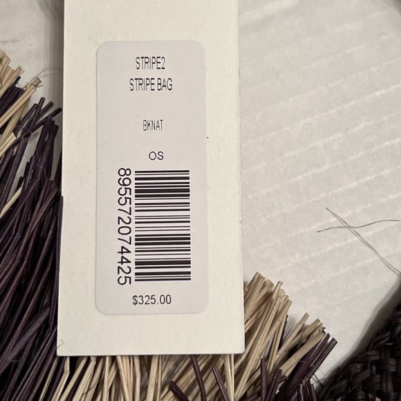 Veronica Beard Dans la Main Bag Handmade Iraca Palm Brown❤️Great gift❤️ - Picture 6 of 13